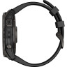 Умные часы GARMIN FENIX 7X SAPPHIRE SOLAR CARBON GRAY DLC TITANIUM WITH SILICONE BLACK BAND 010-02541-11